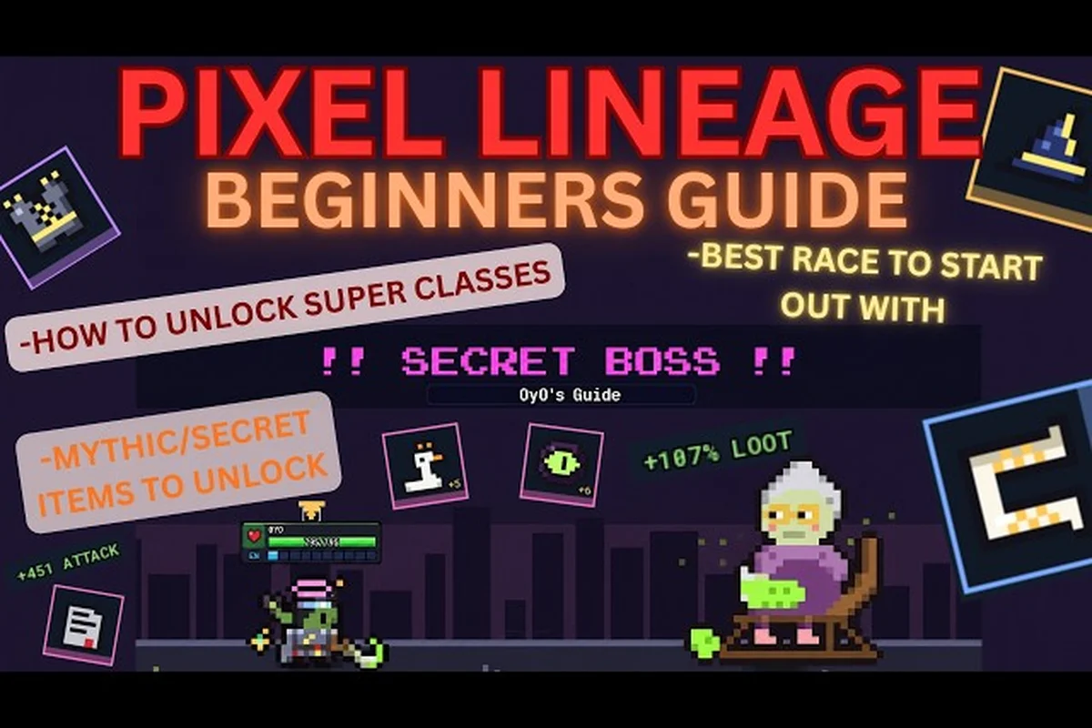 Pixel Lineage Anfängerleitfaden: Rassen, Klassen und Goldtipps